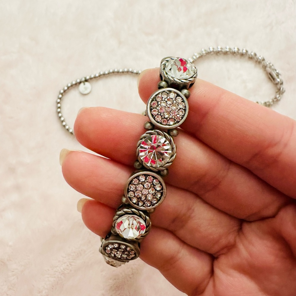 4 Silver Plated Bracelets Bundle - image 2